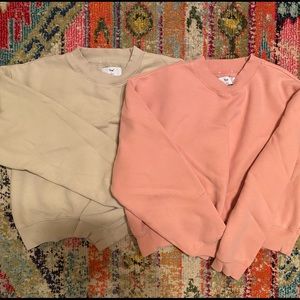 BUNDLE Aritzia Cropped Crewneck Sweatshirts!